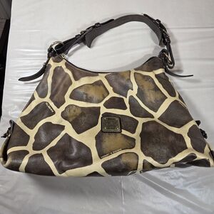 Stylish Brown and Cream Women's Bag